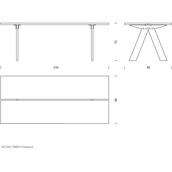 Friis & Moltke - Timber Plankebord