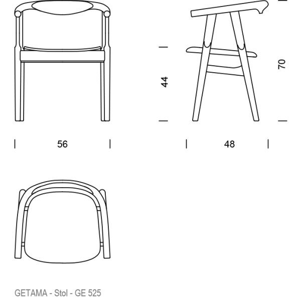 Hans J. Wegner - GE525 Stol